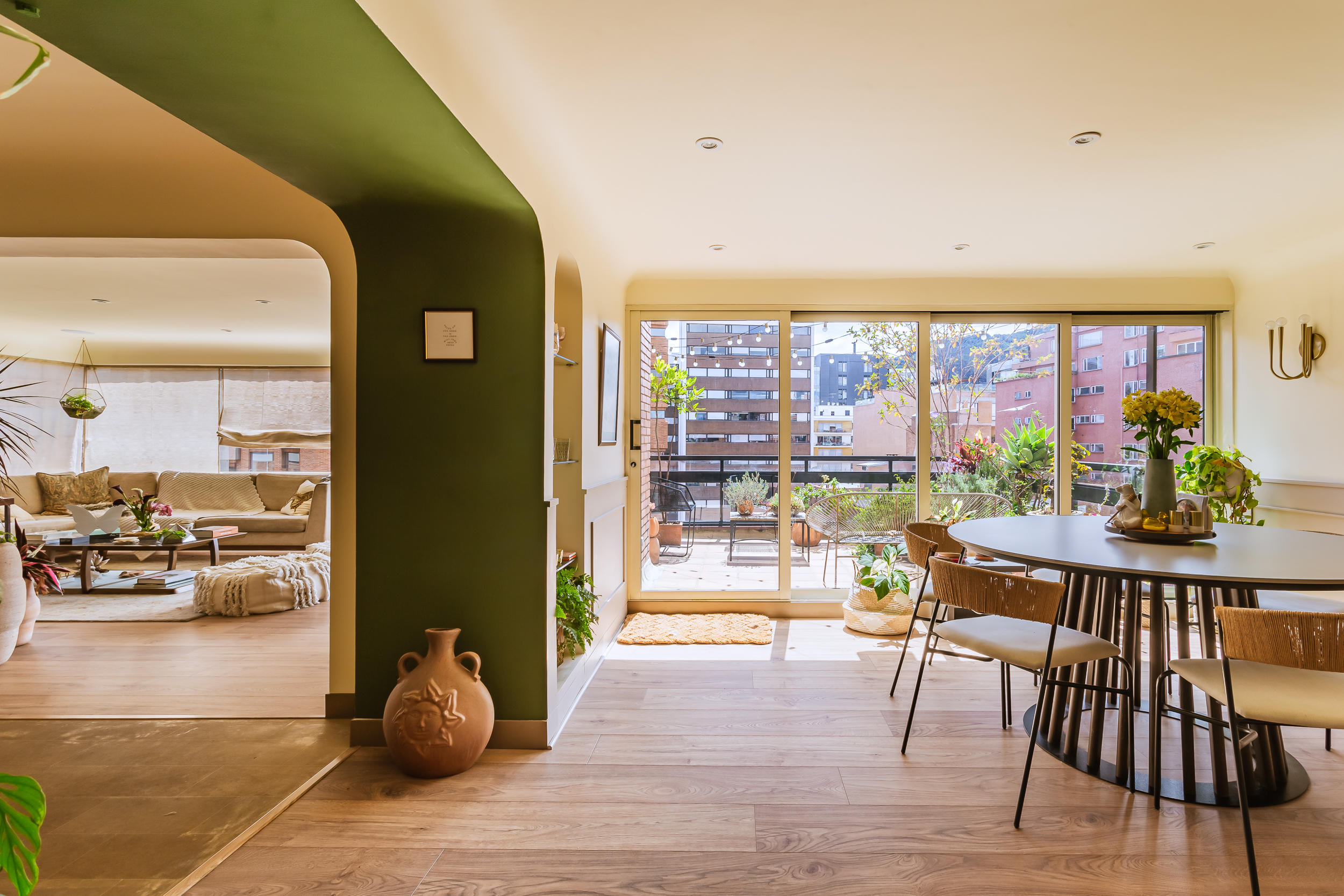 Interior del proyecto El primer hogar